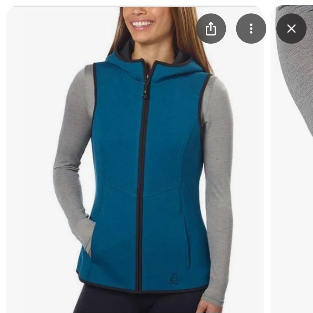 Gerry Blue Sleeveless Zip-Up Vest